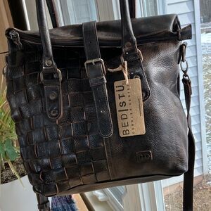 BED STU RACHEL BLACK RUSTIC HANDBAG NEW WITH TAGS RARE FIND PRICE IS FIRM